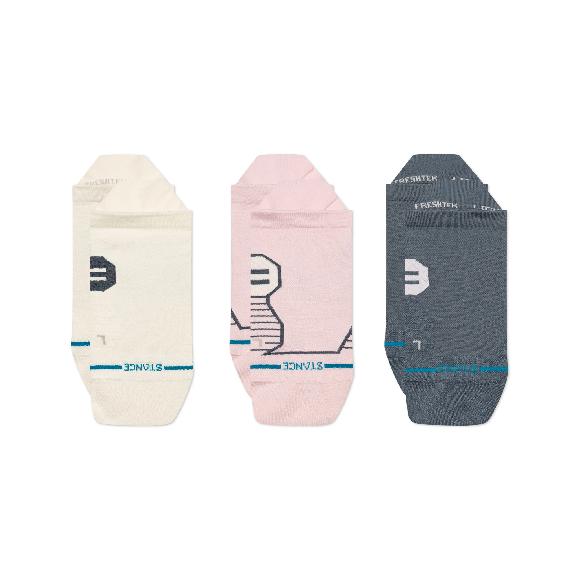 WOMENS SOLID LIGHT TAB 3 PACK
